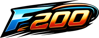 Logo f200 warna biru